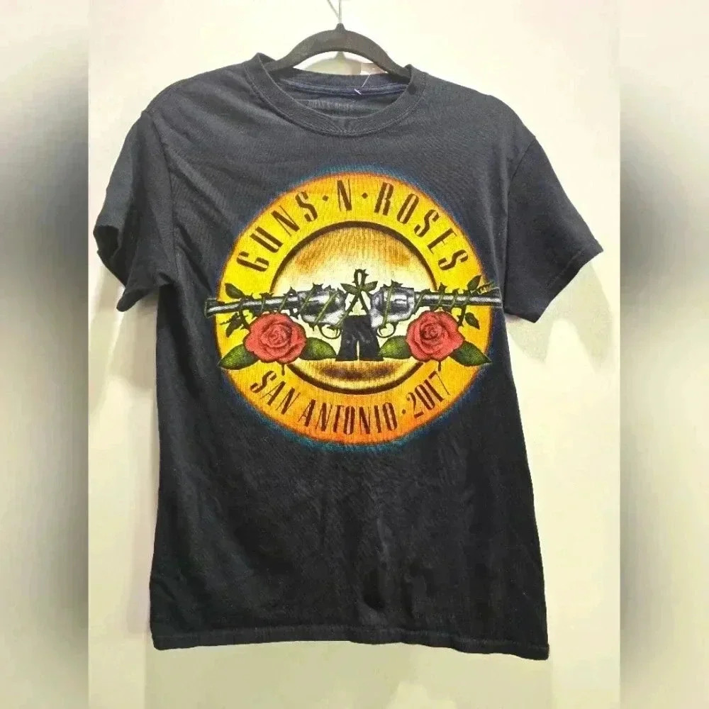 Guns N Roses Concert T-Shirt 2017 San Antonio Tour Rock Size Small